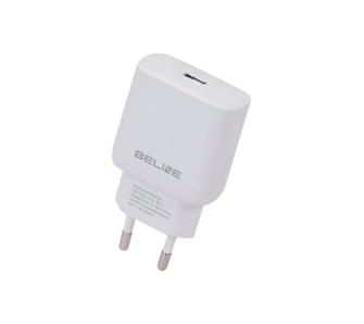 Ładowarka sieciowa Beline 1x USB-C 30W PD 3.0 GaN Biały