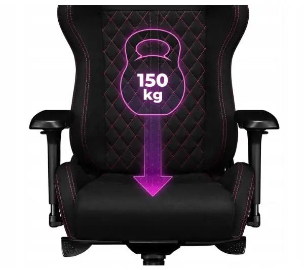 Yumisu 2050 Magnetic Materiał Biurowy do 150kg Tkanina Czarno-różowy - Kup na Raty - RRSO 0%