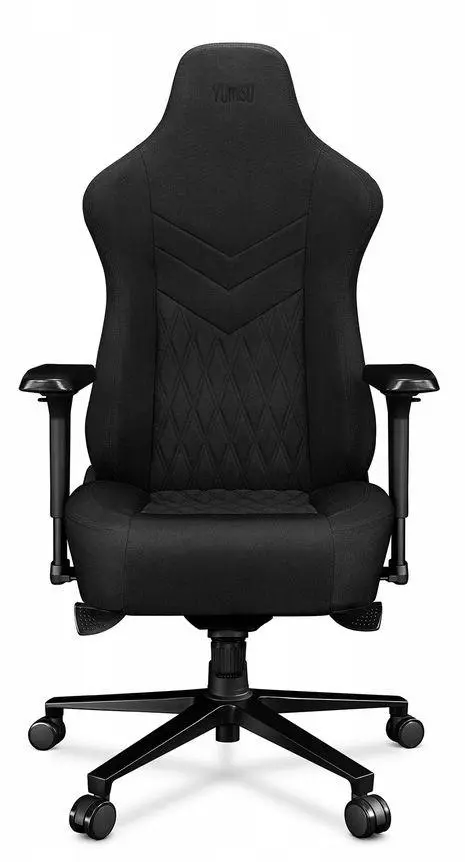 Fotel Yumisu 2053 Magnetic Materiał Biurowy do 150kg Tkanina Czarny