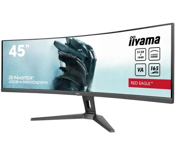 iiyama G-Master Red Eagle GCB4580DQSN-B1 45" 5K VA 165Hz 0,8ms Zakrzywiony Gamingowy - Kup na Raty - RRSO 0%