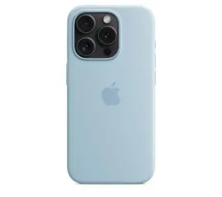 Apple Silicone Case do iPhone 15 Pro Niebieski