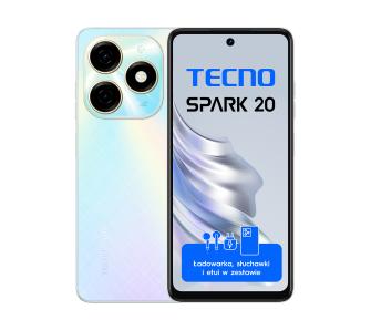 Smartfon Tecno SPARK 20 8/256GB 6,56" 90Hz 13Mpix Biały