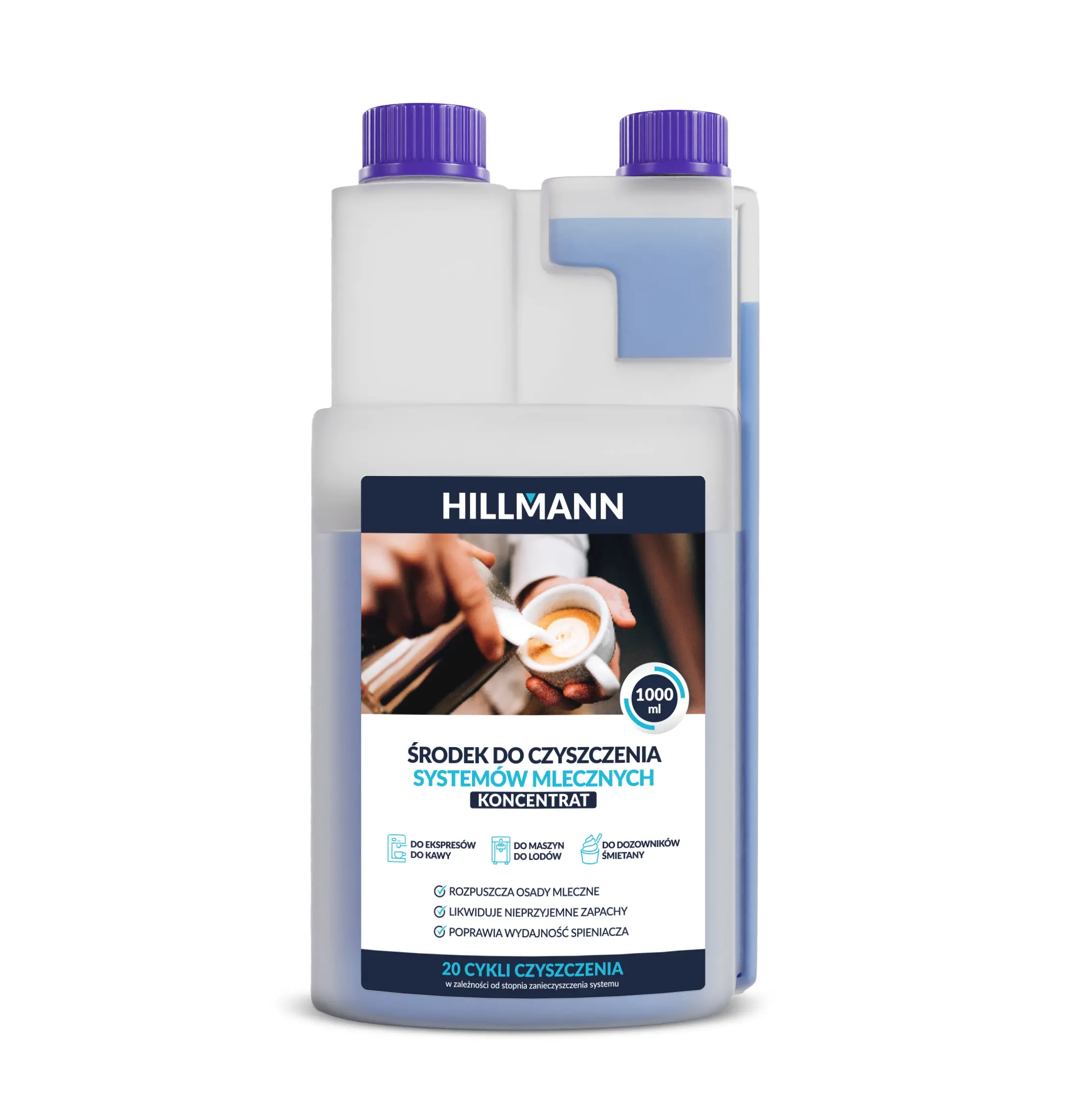 Środek czyszczący do obiegu mleka HILLMANN ODCZA01 1l