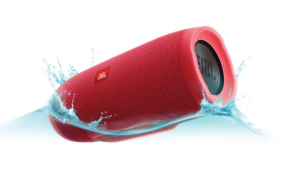 JBL Charge 3 レッド JBL Charge 3 Czerwony Wodoodporny IPX7 Głośnik mobilny