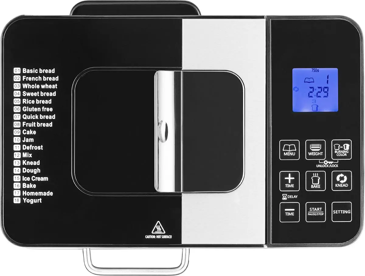 Wypiekacz do chleba Catler BM 700 18 programów 600W