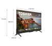 Telewizor Toshiba 50UV2463DG 50" LED 4K Smart TV VIDAA DVB-T2