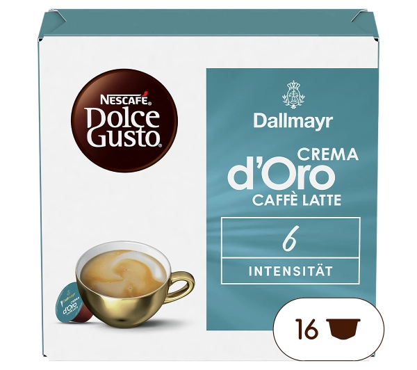 Nescafe Dolce Gusto Dallmayr Crema d'Oro Caffe Latte 16szt.