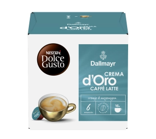 Nescafe Dolce Gusto Dallmayr Crema d'Oro Caffe Latte 16szt.