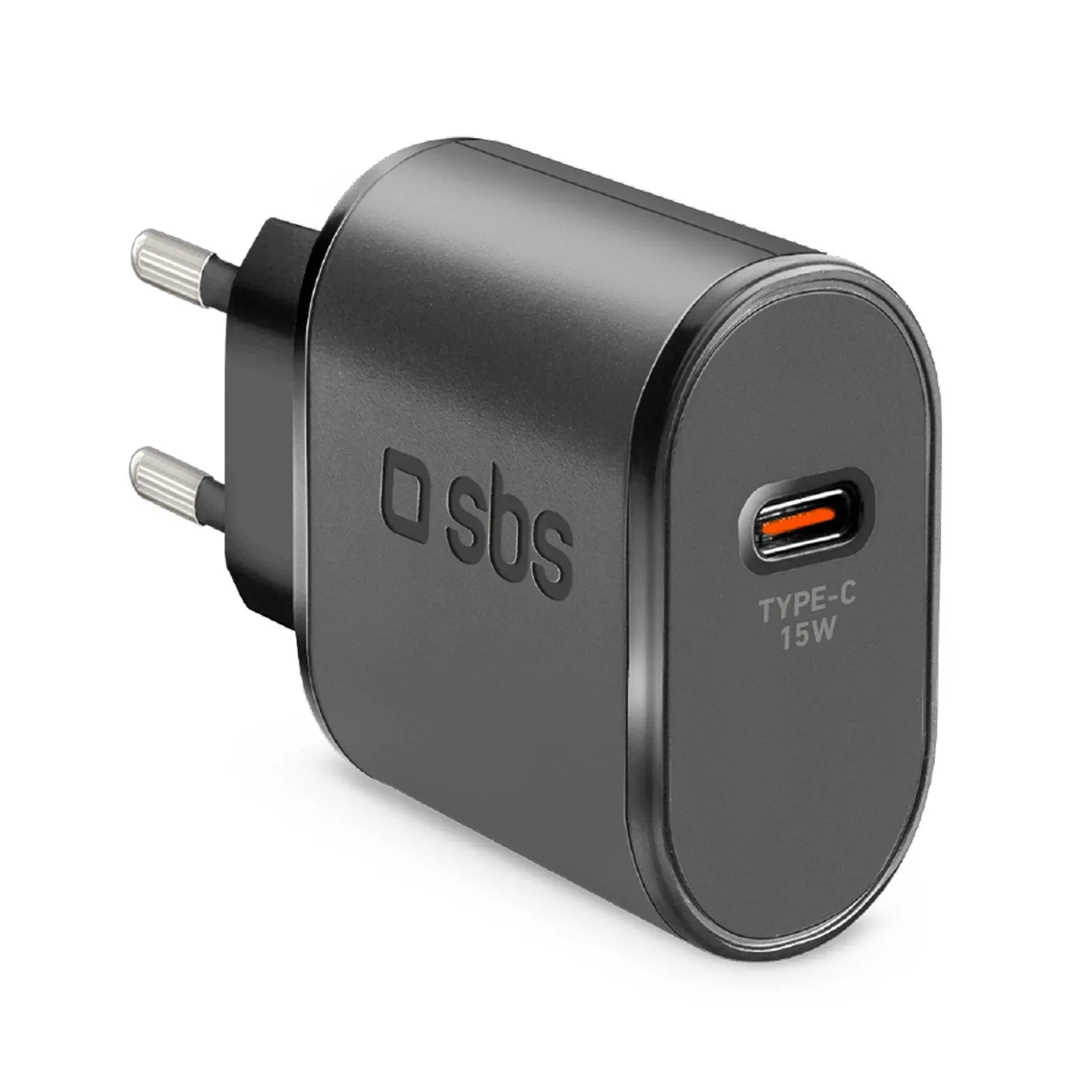 Ładowarka sieciowa SBS 1xUSB-C 15W Czarny