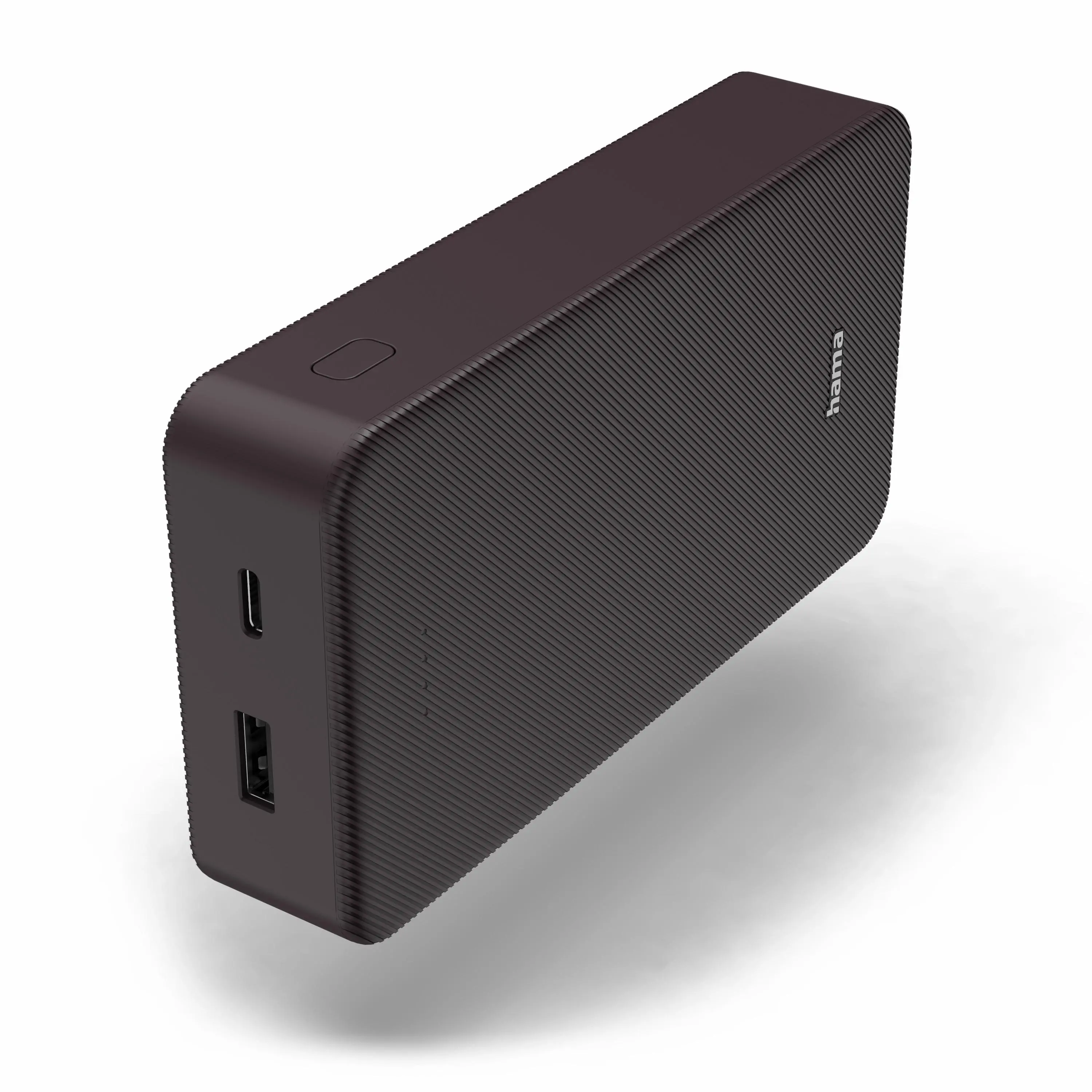 Powerbank Hama Color 20 20000mAh 15W Bordowy