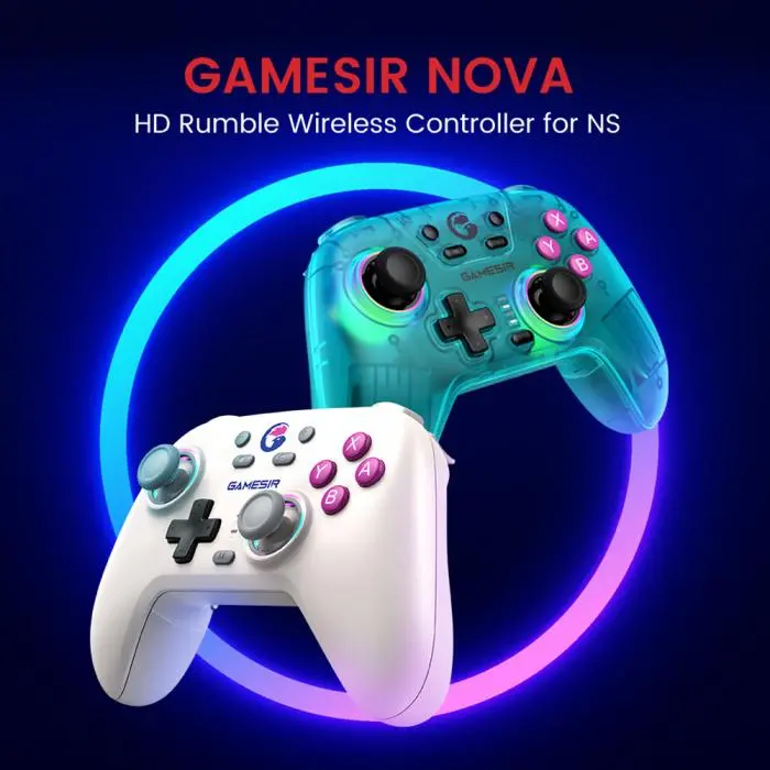 фото Геймпад GameSir HRG7111 Nova Neon Teal для Nintendo Switch