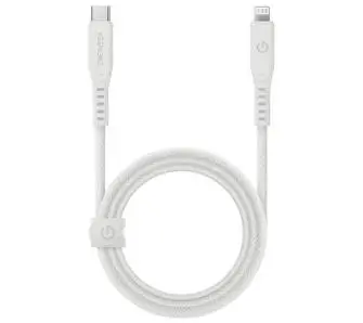 Kabel Energea Flow USB-C - Lightning C94 MFI 1,5m 60W 3A PD Fast Charge Biały