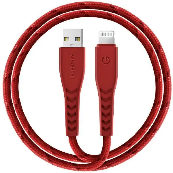 Kabel Energea Nyloflex USB do Lightning Charge and Sync C89 MFI 1,5m Czerwony