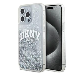 Etui DKNY Liquid Glitter Big Logo do iPhone 15 Pro Max Biały