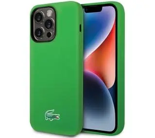 Lacoste Silicone MagSafe do iPhone 15 Pro Zielony - TRZECI -55%, ALBO 5-TY ZA 1ZŁ