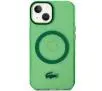 Etui Lacoste Transparent MagSafe do iPhone 15 Plus Zielony