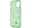 Etui Lacoste Transparent MagSafe do iPhone 15 Plus Zielony