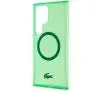 Etui Lacoste Transparent MagSafe do Samsung Galaxy S24 Ultra Zielony