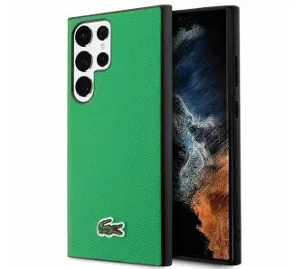 Etui Lacoste LCHCS23LPVCN Hardcase Iconic Petit Pique do Samsung Galaxy S23 Ultra Zielony