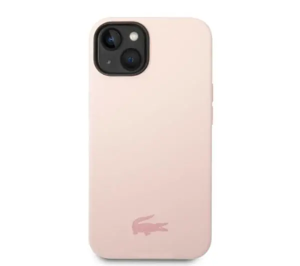 Lacoste Silicone do iPhone 14 Plus Jasnoróżowy