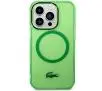 Etui Lacoste Transparent MagSafe do iPhone 14 Pro Max Zielony