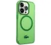 Etui Lacoste Transparent MagSafe do iPhone 14 Pro Max Zielony