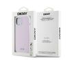 Etui DKNY Hardcase Liquid Silicone Small Metal Logo MagSafe do iPhone 15 Różowy