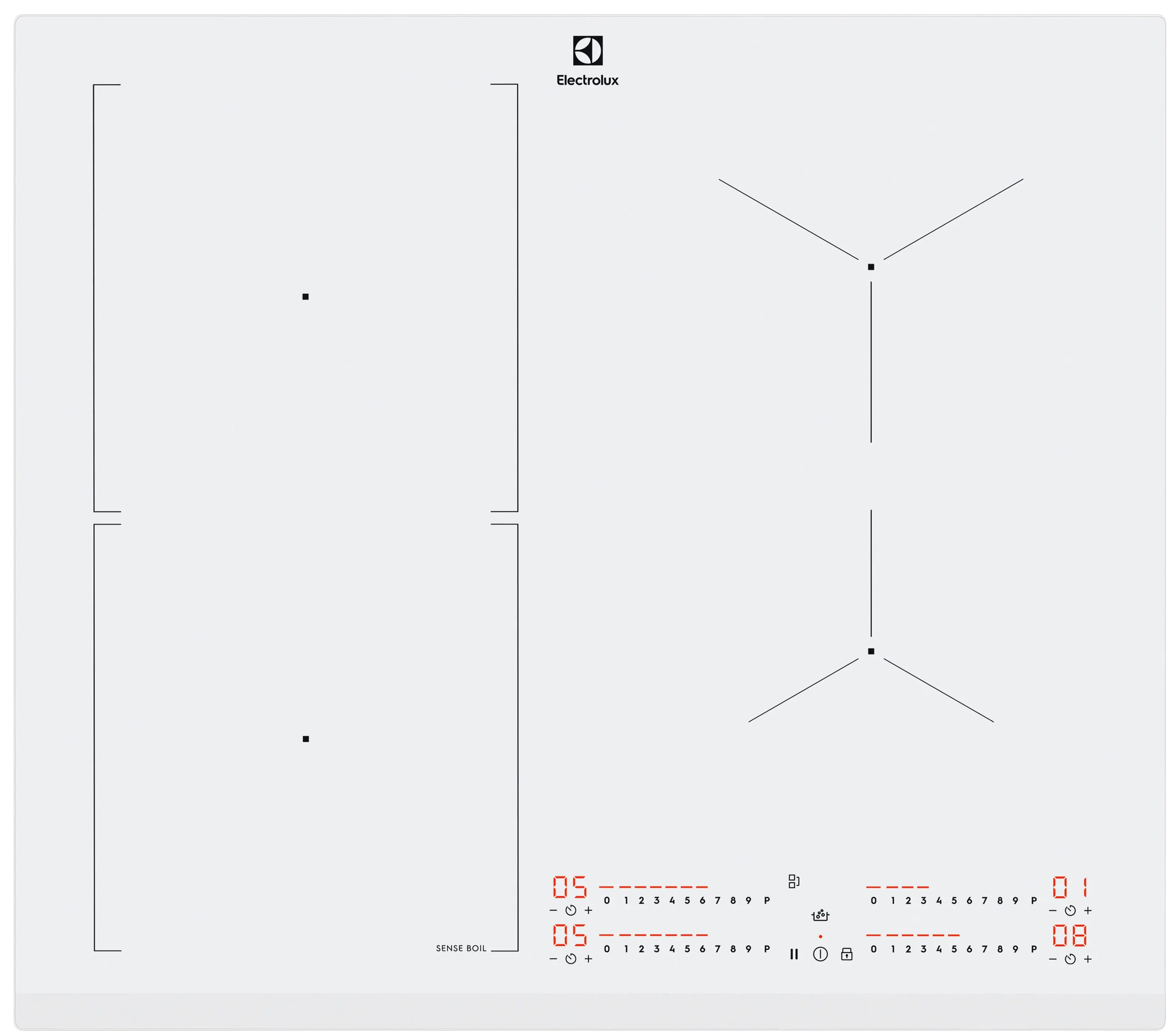 Płyta indukcyjna Electrolux 700 SenseBoil CIS62450FW 59cm