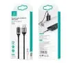 Kabel USAMS U78 Lightning LED  Fast Charging 2,4A  1,2m Czarny