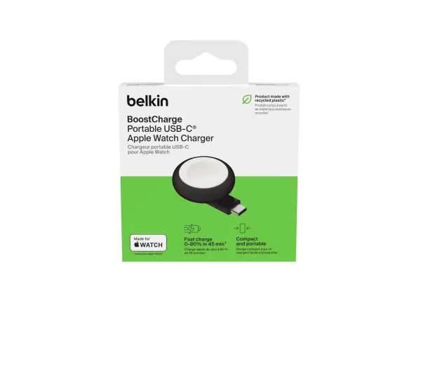 Belkin przenośna USB-C do Apple Watch Czarny