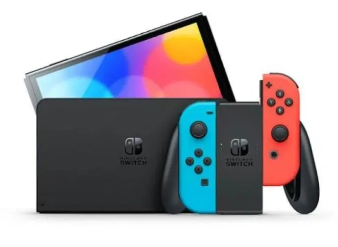 Nintendo Switch OLED Czerwono-niebieski + Mario Kart 8
