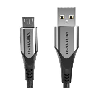 Kabel Vention COAHC 3A USB do microUSB 0,25m Szary