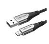 Kabel Vention COAHC 3A USB do microUSB 0,25m Szary