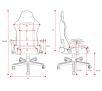 Fotel Diablo Chairs X-Starter Gamingowy do 136kg Tkanina Szary