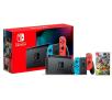 Konsola Nintendo Switch Joy-Con v2 (czerwono-niebieski) + Mario Strikers Battle League Football