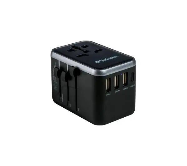 Verbatim UTA-04 World to World USB-A USB-C QC 3.0 PD 61W