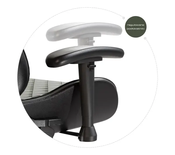 Cobra Draco CRF194 Gamingowy do 130kg Skóra ECO Zielono-czarny - Kup na Raty - RRSO 0%