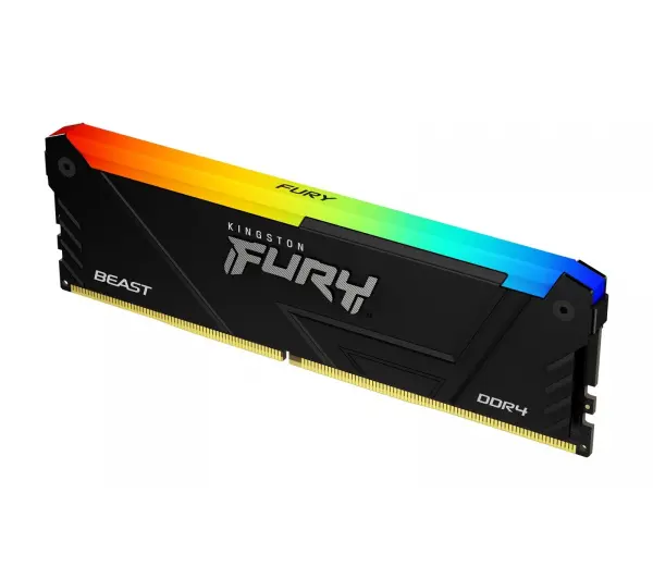 Kingston FURY Beast RGB DDR4 16GB (2 x 8GB) 3600 CL17 Czarny - Kup na Raty - RRSO 0%