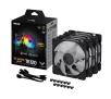 Zestaw wentylatorów ASUS TUF Gaming TR120 ARGB Fan Triple Pack 3szt. Czarny