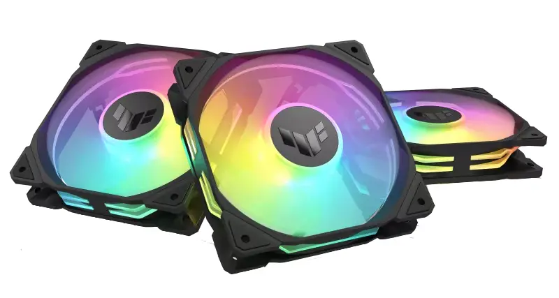 Zestaw wentylatorów ASUS TUF Gaming TR120 ARGB Fan Triple Pack 3szt. Czarny