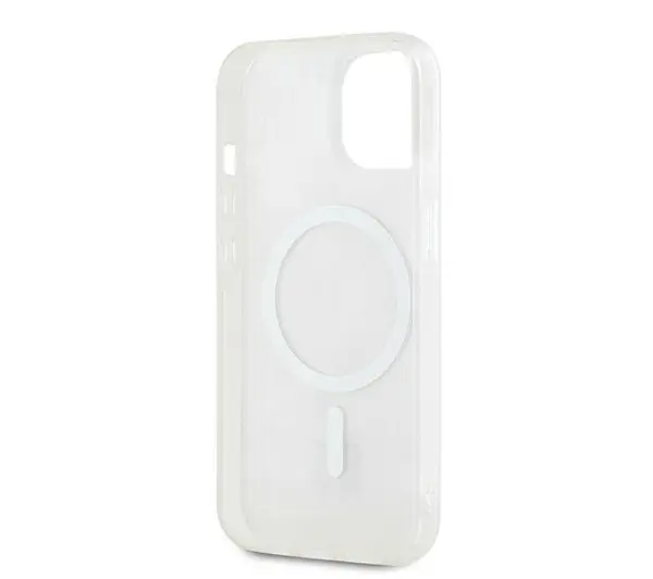 DKNY IML Checkered Mono Pattern & Printed Stripes MagSafe do iPhone 15 Różowy