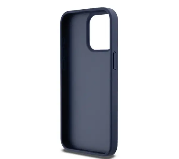 DKNY Hardcase Leather Mono Stripe & Metal Logo do iPhone 15 Pro Max Niebieski
