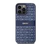 Etui DKNY Hardcase Leather Mono Stripe & Metal Logo do iPhone 15 Pro Max Niebieski