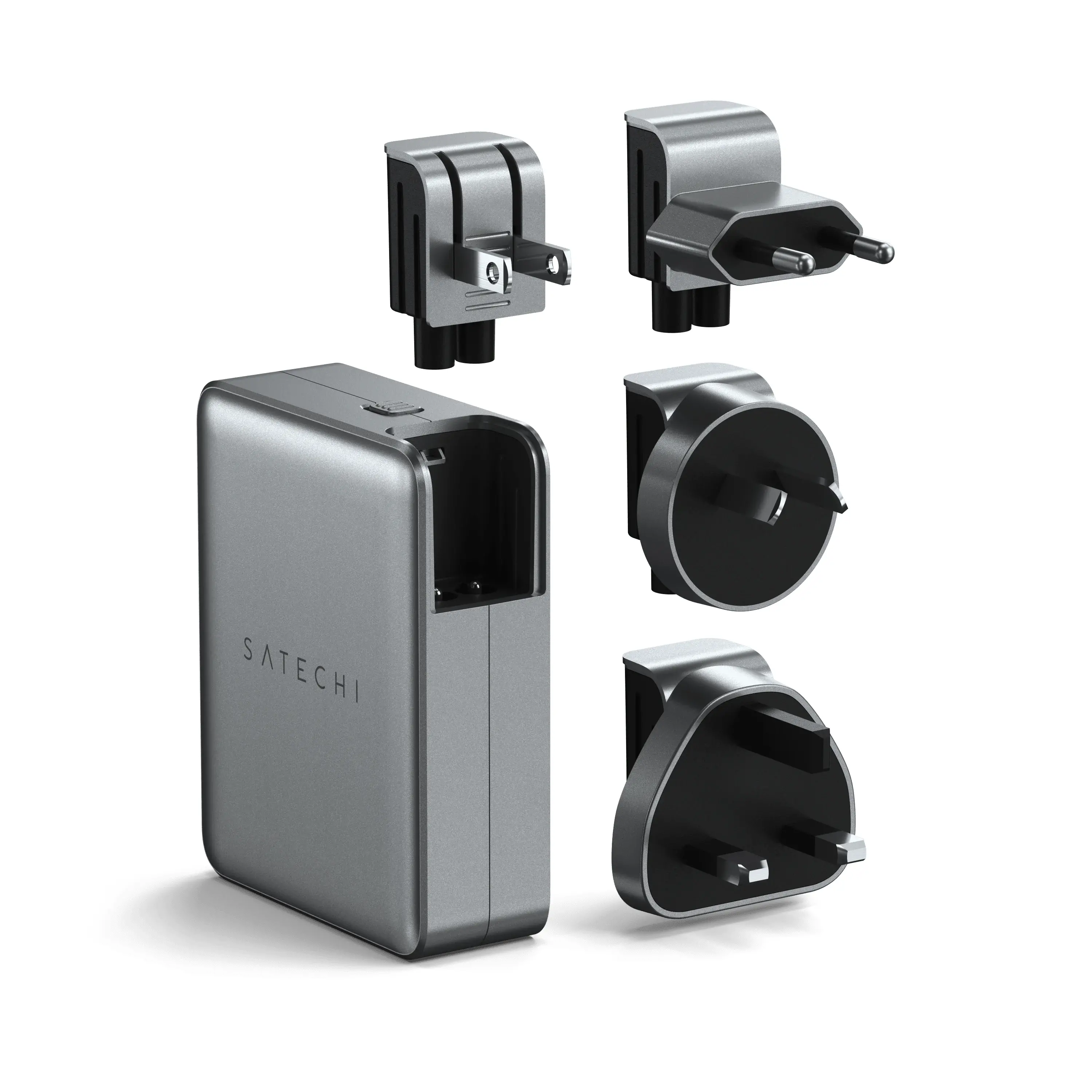 Ładowarka sieciowa Satechi ST-W145GTM 145W USB-C 4-Port GaN Travel Charger