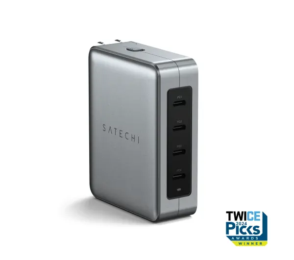 Satechi ST-W145GTM 145W USB-C 4-Port GaN Travel Charger - Kup na Raty - RRSO 0%