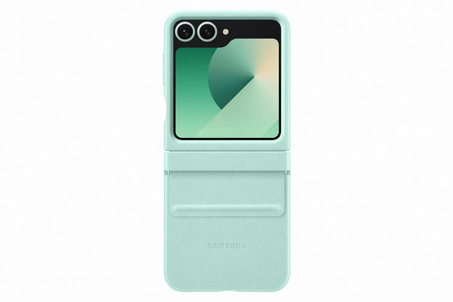 Etui Samsung Vegan Leather Cover do Galaxy Z Flip 6 Miętowy