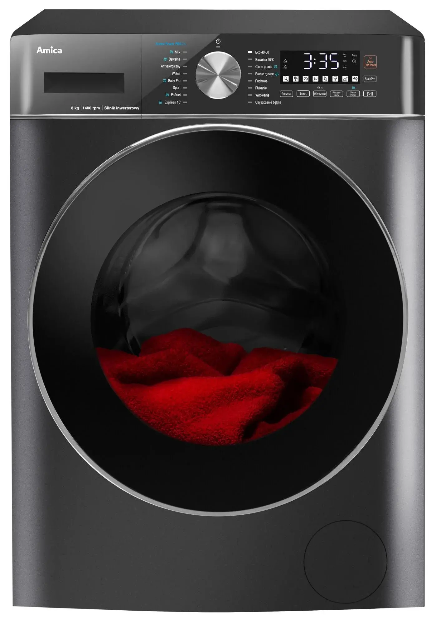 Pralka Amica WA5S814ADISOzGEU Slim 8kg 1400obr/min