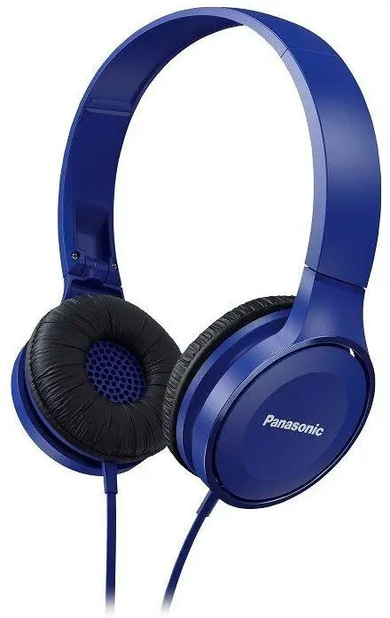 Słuchawki przewodowe Panasonic RP-HF100E-A Nauszne Niebieski