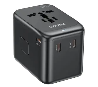 Ładowarka podróżna Unitek P1122ABK01 EU/US/UK/AUS PowerDelivery 65W