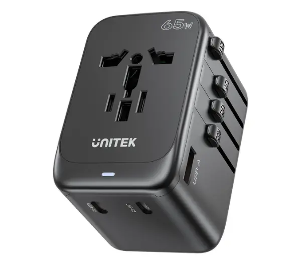 Unitek P1122ABK01 EU/US/UK/AUS PowerDelivery 65W